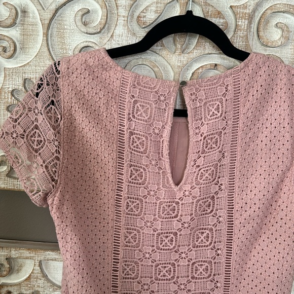 Abercrombie & Fitch Sheath Dress Lace Embroidered X Small - Picture 10 of 10